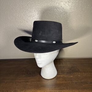 Stetson Rancher 6 3/4”  In Good Condition Black 4X Beaver